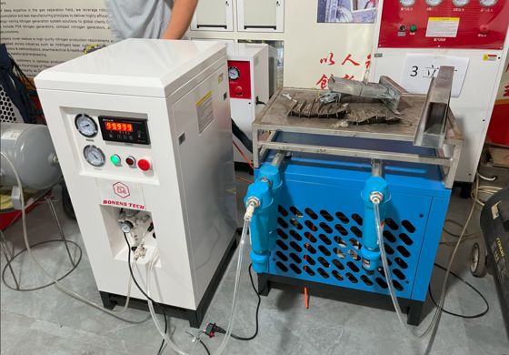 N2-CP-99N9-16 99.9% PSA PORTABLE N2 Generator 16 Nm³/h for Olive Oil Bottling